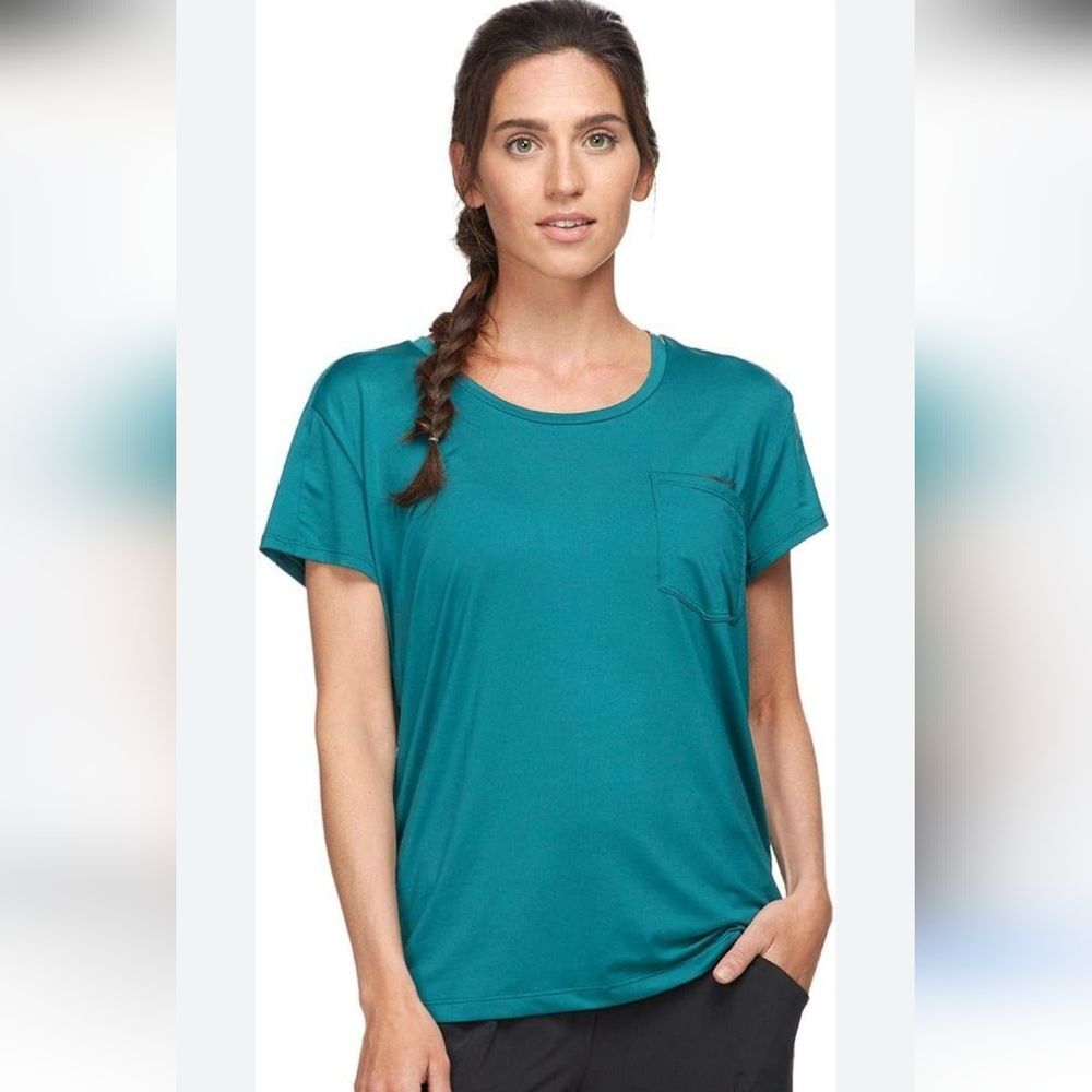 Outdoor Research Women's Chain Reaction Tee Teal Size Large